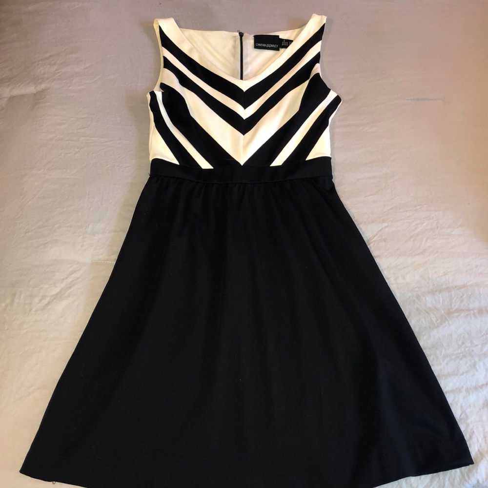 Black and white dress